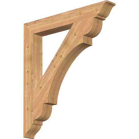 Ekena Millwork Olympic Traditional Smooth Bracket, Western Red Cedar, 5 1/2"W x 44"D x 48"H BKT06X44X48OLY01SWR